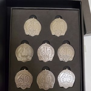Las vegas raiders 60th anniversary medallion collection
